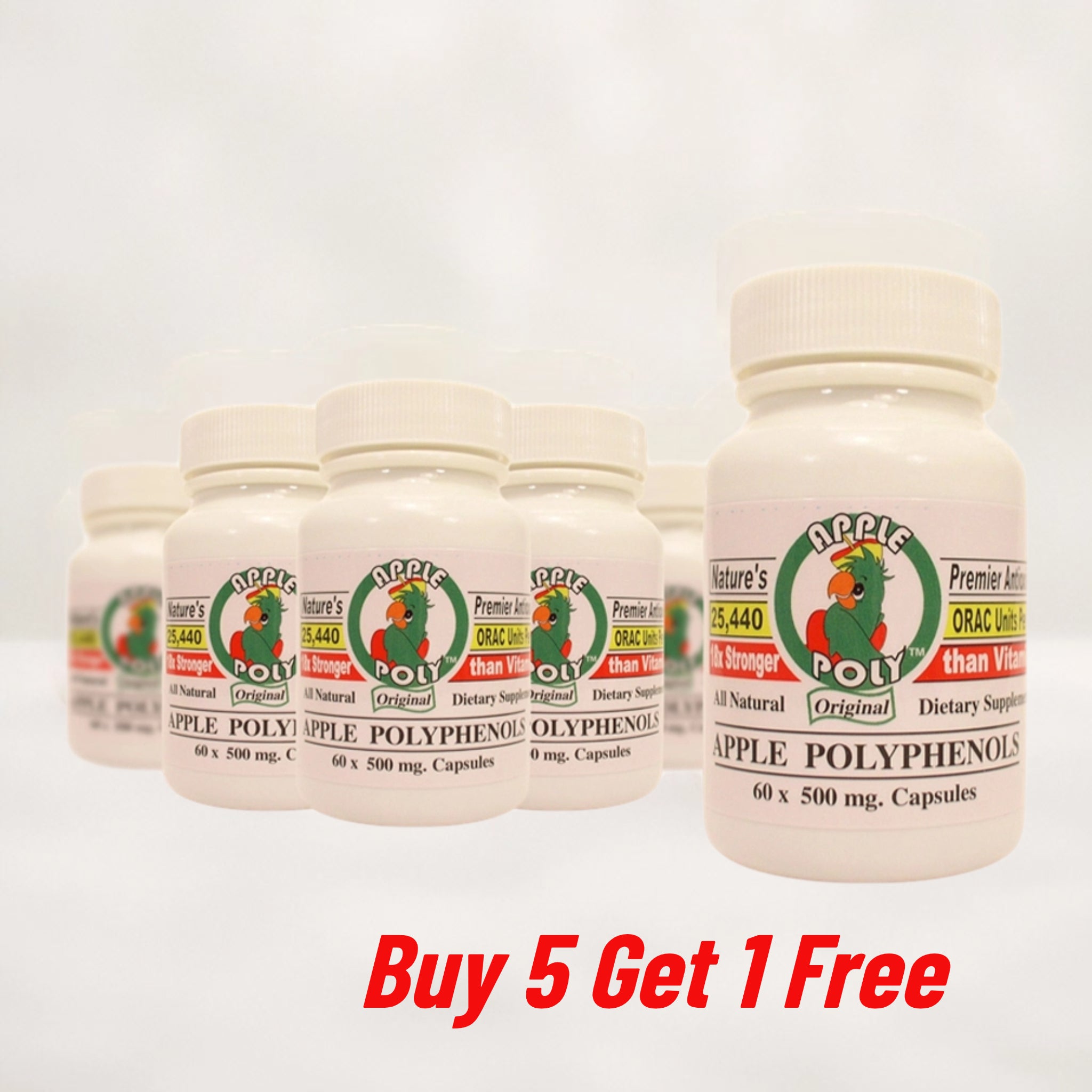 Polyplus Supplement Apple Poly Supplement - 60 capsules x 500mg per bottle – Apple Poly ...